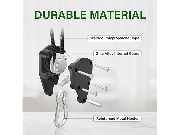 2pk Rope Hangers 150lbs 8ft