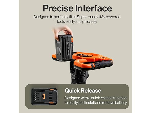 SuperHandy Super Duty Pro 48V DC 4Ah Battery
