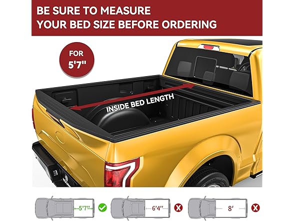 Tri-Fold Tonneau Cover Dodge Ram 5.7ft