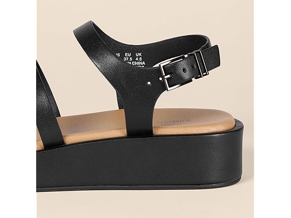 Amazon Essentials Women's Strappy Flatform Sandals