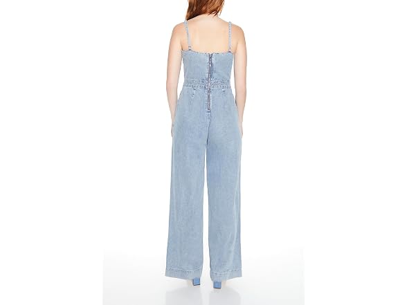 Forever 21  (XS) Surplice Wide-Leg Jumpsuit