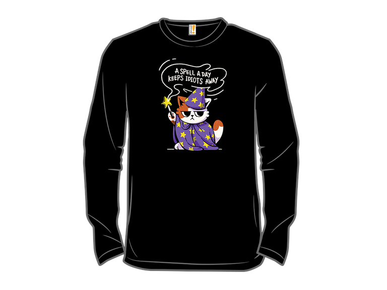 A Spell a Day Keeps Idiots Away Antisocial Cat