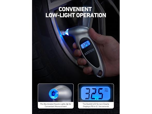 AstroAI Digital Tire Pressure Gauge