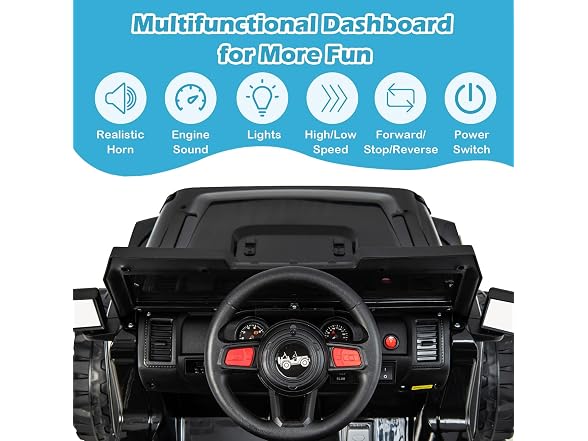 INFANS Kids Ride on Car Truck with 2.4G