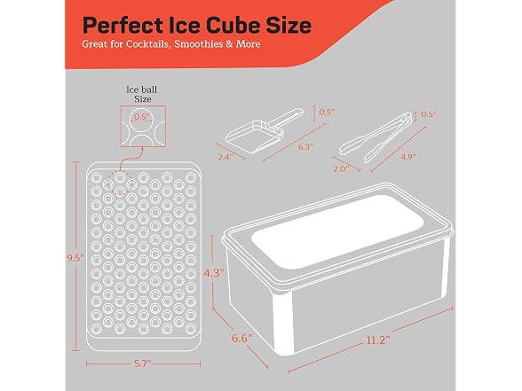 Emporio Kitchen Round Ice Cube Tray Set Pack of 1