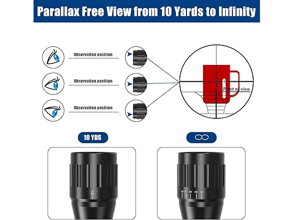 UUQ 3-9x40AO-32AO Rifle Scope