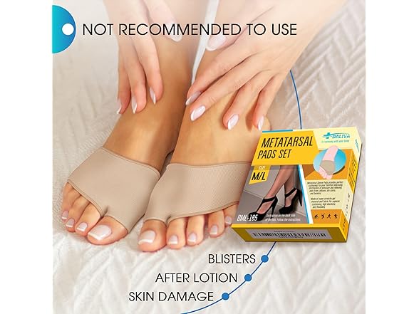 ELLOREE & CO. Metatarsal Pads - Ball of Foot Cushions
