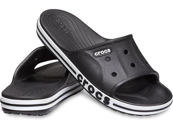 Crocs Bayaband Unisex Slide Black/White