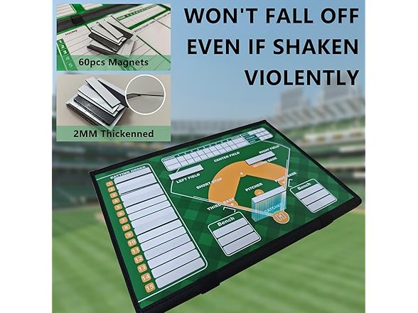 JIUKONG Baseball Lineup Board