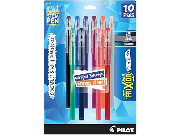 PILOT FriXion ColorSticks Erasable Gel