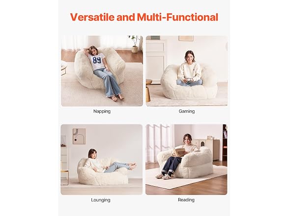 Bean Bag Chair, 3.9FT BeanBag Sofa