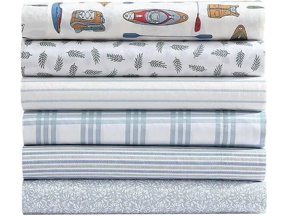 Eddie Bauer Twin Sheet Set, Laurel Leaves