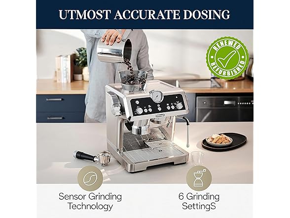 De'Longhi La Specialista Prestigio Espresso Machine, EC9355M (Renewed) (Open Box)