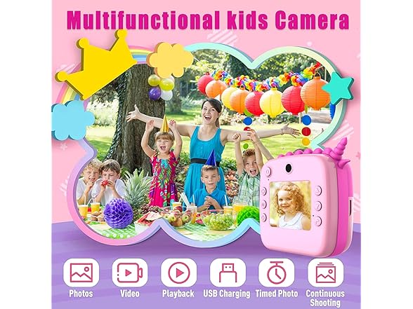 COOPOY  Kids Camera for Girls Boys