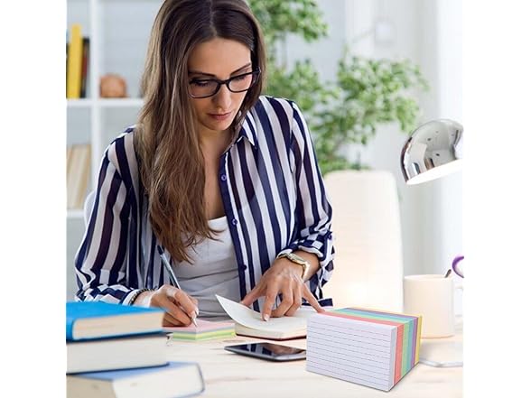 SenseYo 300 Pack Ruled Index Cards