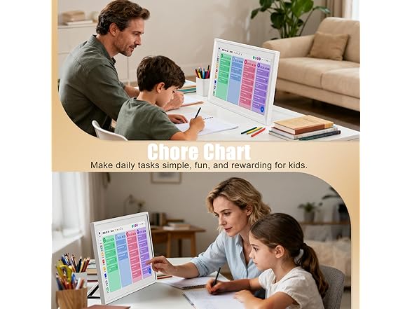 Homlab 15.6 inch Digital Calendar Wall T