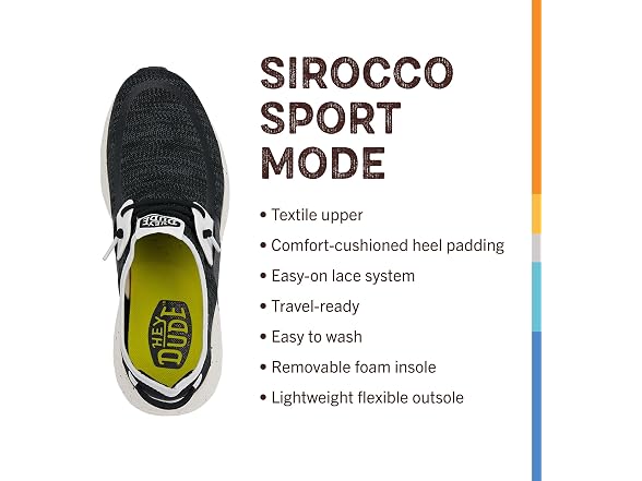 Hey Dude Men's Sirocco Sport Mode Shoes