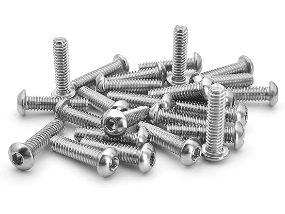 1/4-20x1-3/8 Button Head Screws 304SS