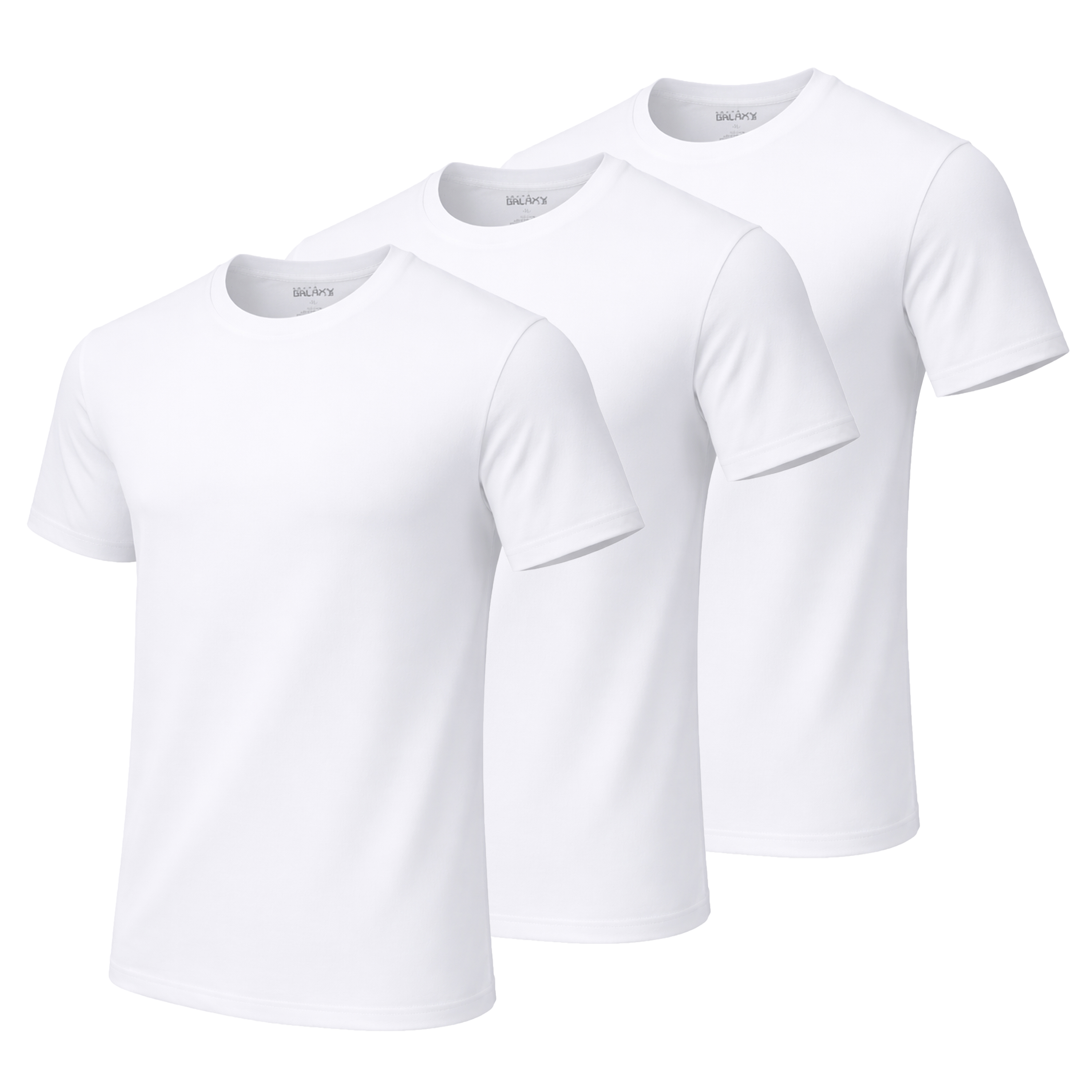 Mens S/S 100% Cotton Undershirts - Gallery 7