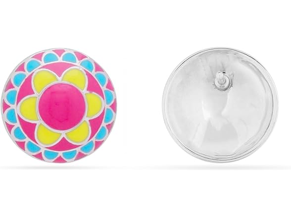 Nubian Inspired Floral Sunburst Earrings