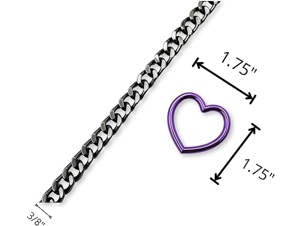 ADEMISHIA Rainbow Cuban Chain