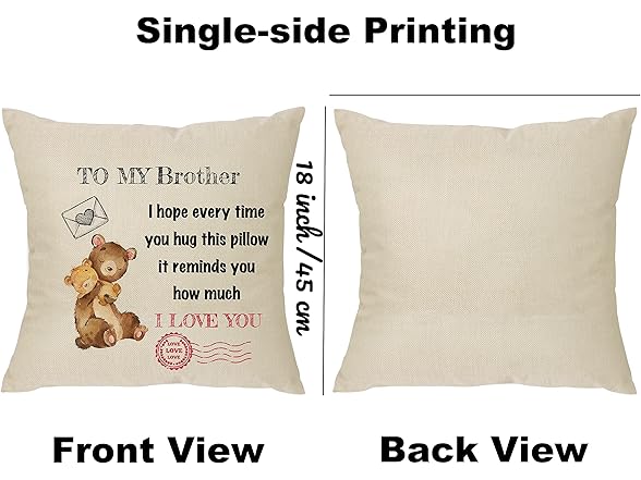 Memorable Cushion Cover Pillowcase