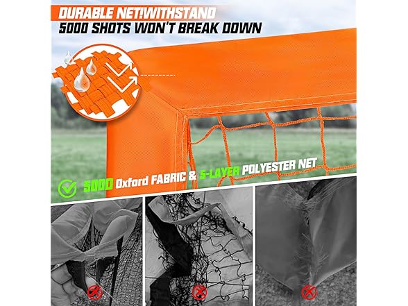 UZTUGG Soccer Goals 2 Goals 6' x 4'