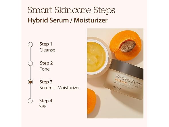 BLITHE Pressed Serum Gold Apricot Glass Moisturizer/Serum