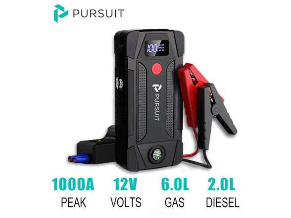 Pursuit 1000A Jump Starter & Power Bank