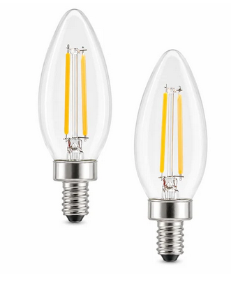 Globe 40 Watt B11 350 Lumen LED Candelabra Bulb 2 Pack - Gallery 3