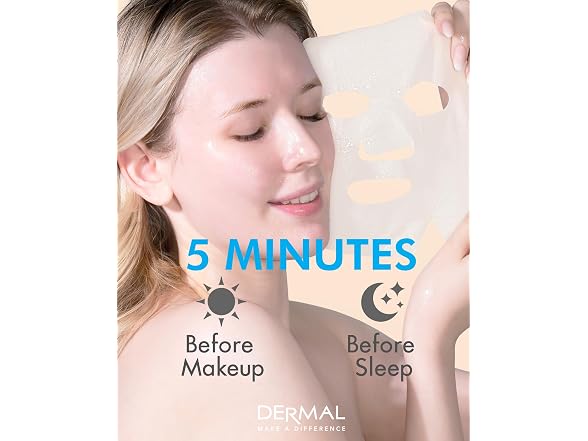 Dermal Mulberry Collagen Sheet Mask 10pk