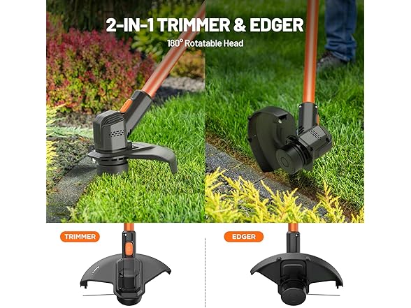 Litheli Cordless Weed Wacker 10 Inch