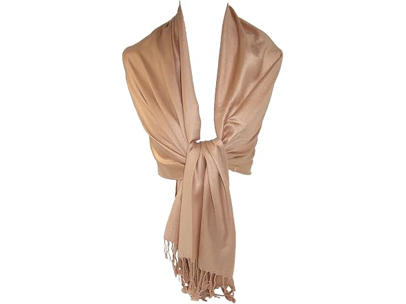 CTM Women (OS) Classic Pashmina Style Shawl Wraps