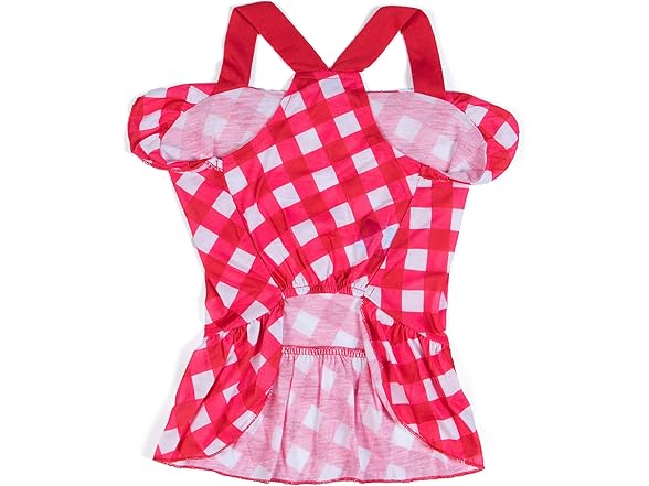 The Dodo Red Plaid Dress for Dogs