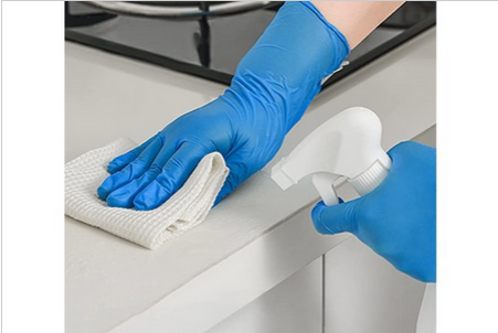 Multi Pack 4Mil Blue Nitrile Gloves - Gallery 7