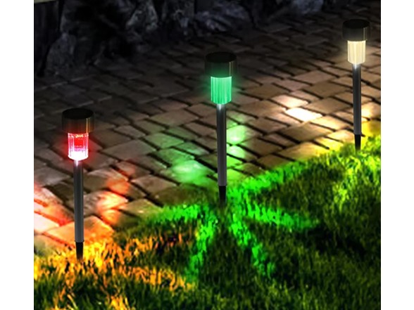 10 Pack Solar Patio Garden Path Lights