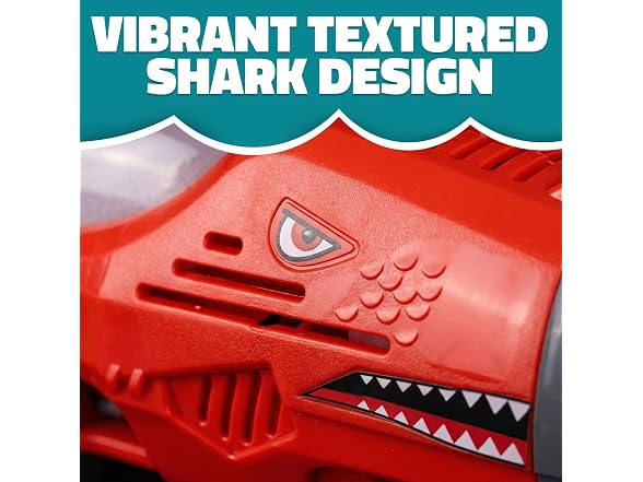 11.25 Inch Light-Up Bubble Shark Blaster