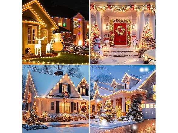 Brightown C9 LED Christmas String Lights, 66ft