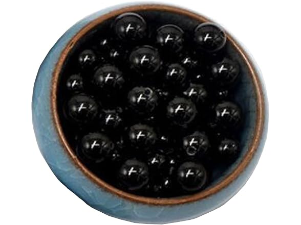10mm Black Agate Beads 35pcs Round Loose Smooth Beads