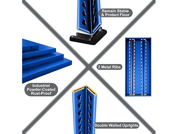 Rufokisa Garage Shelving Heavy Duty