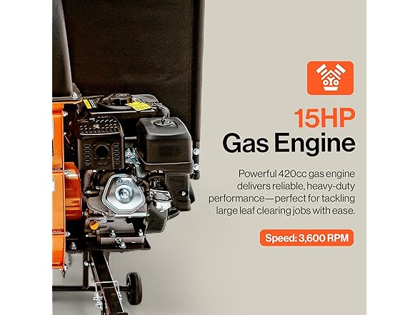 SuperHandy Towable Leaf and Lawn Vacuum