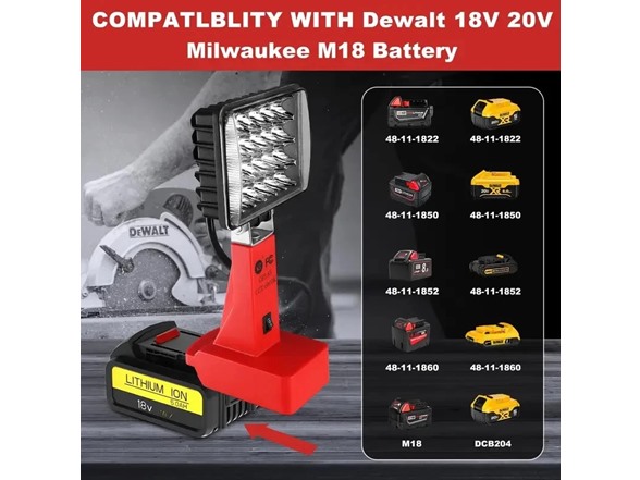 2PK Cordless Led Work Light