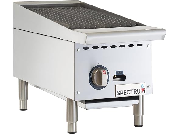 Winco 12" Charbroiler, Natural Gas