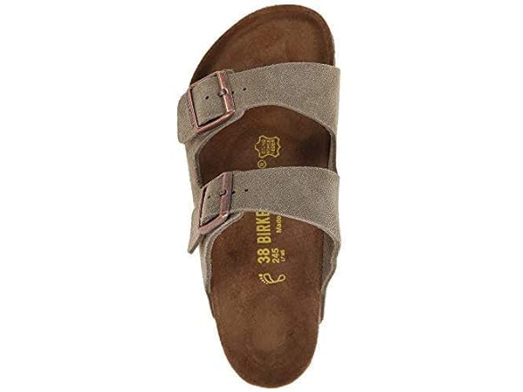 Birkenstock Birkenstock Men's Taupe Arizona Suede 4