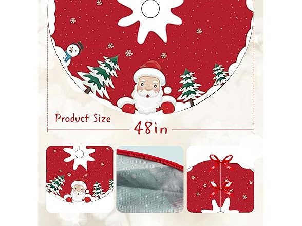 Christmas Tree Skirt 48 Inch