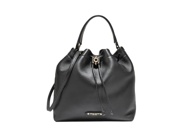 Cole Haan Isabella Bucket Crossbody Bag, Black