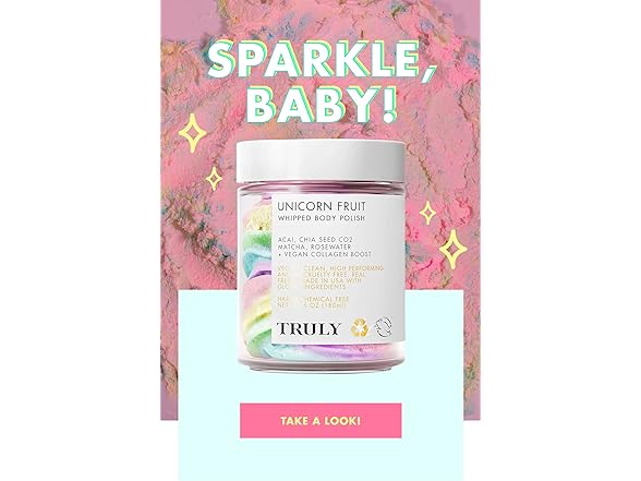 Unicorn Fruit Whipped Body Polish, 6 Oz Moistur...