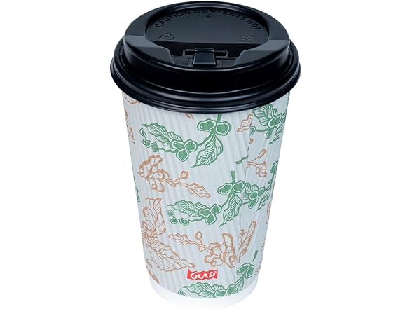 Glad Disposable Coffee Cups with Lids