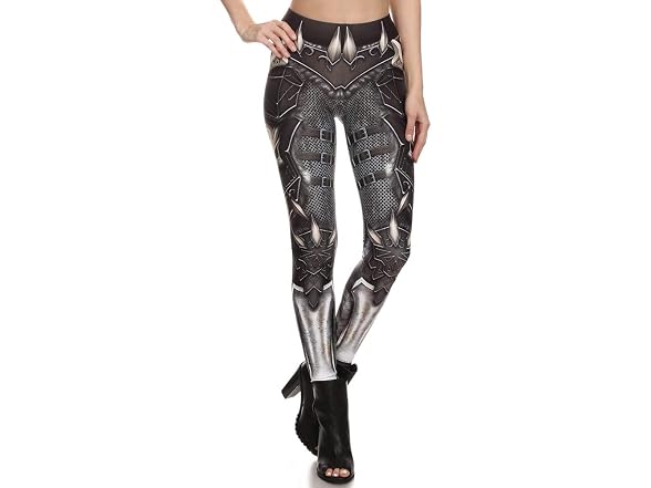 Mad Ink Women (XL) Steampunk Leggings Comic Pants