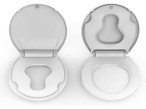 OUTLANE White Elongated Toilet Seat